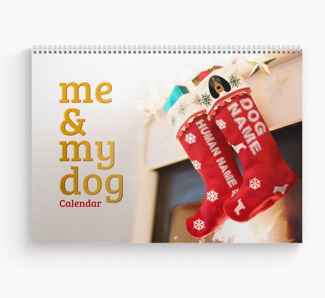 Personalised Me & My Dog Calendar featuring {dogsName}